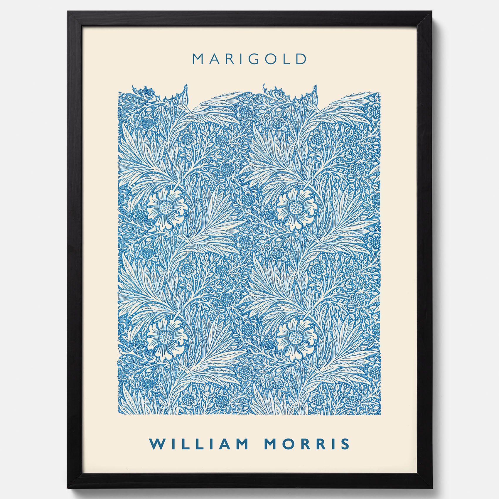 William Morris poster med motivet Marigold. Affisch med William Morris-motiv.