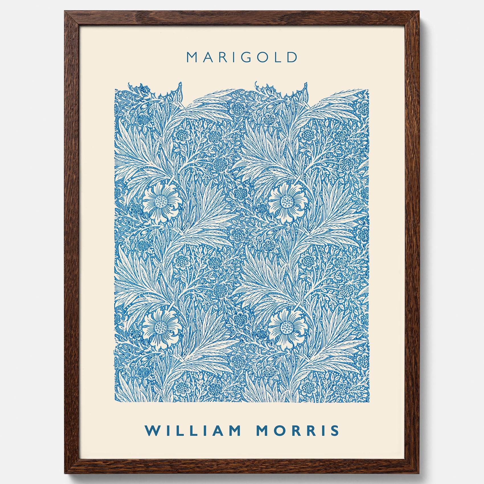 William Morris poster med motivet Marigold. Affisch med William Morris-motiv.