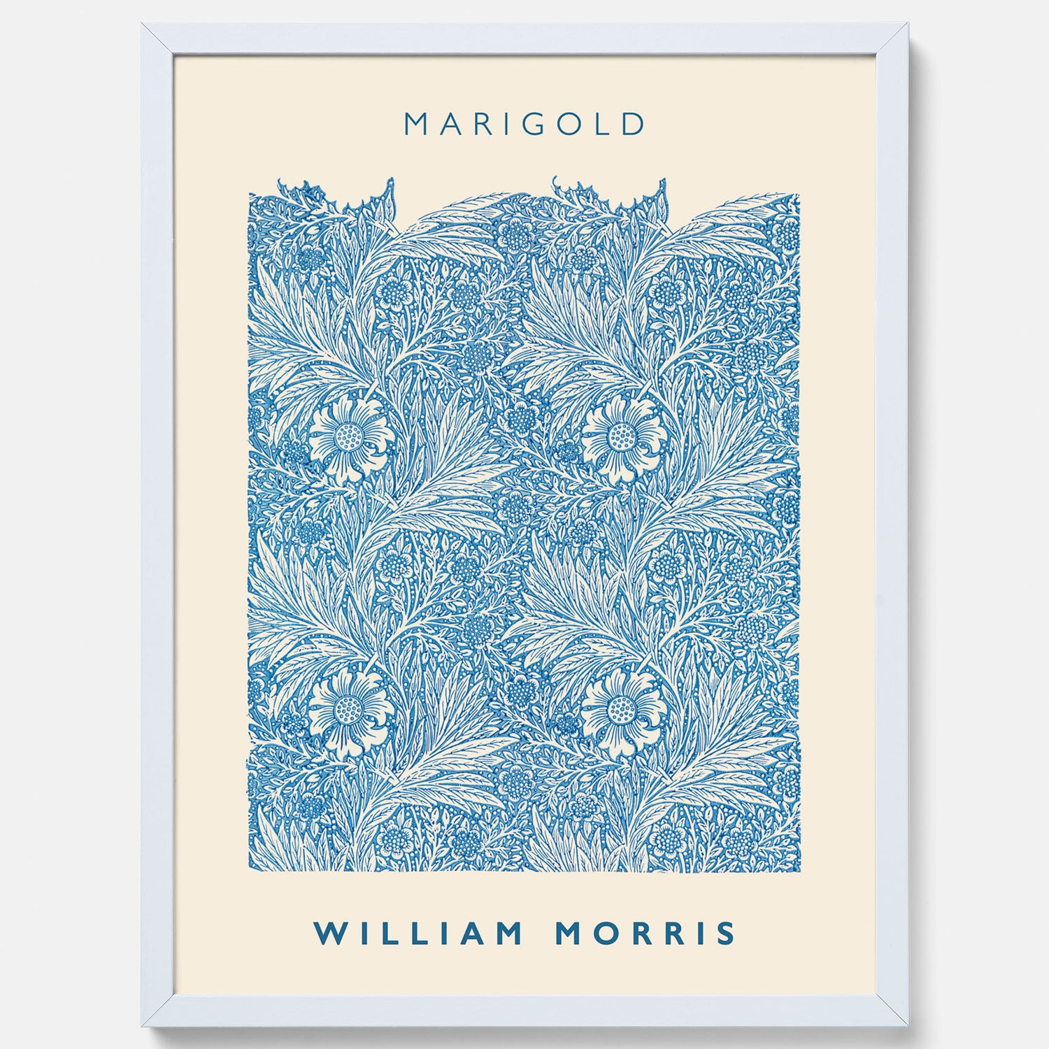 William Morris poster med motivet Marigold. Affisch med William Morris-motiv.