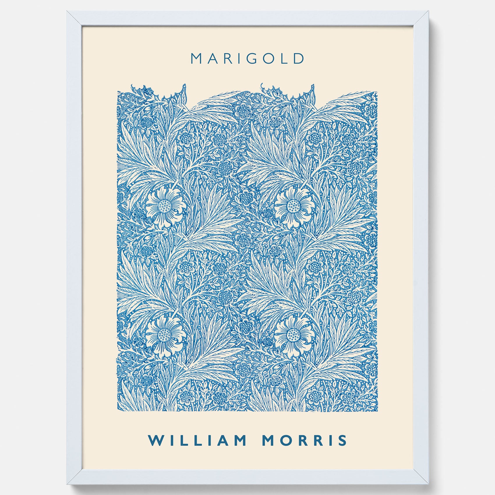 William Morris poster med motivet Marigold. Affisch med William Morris-motiv.