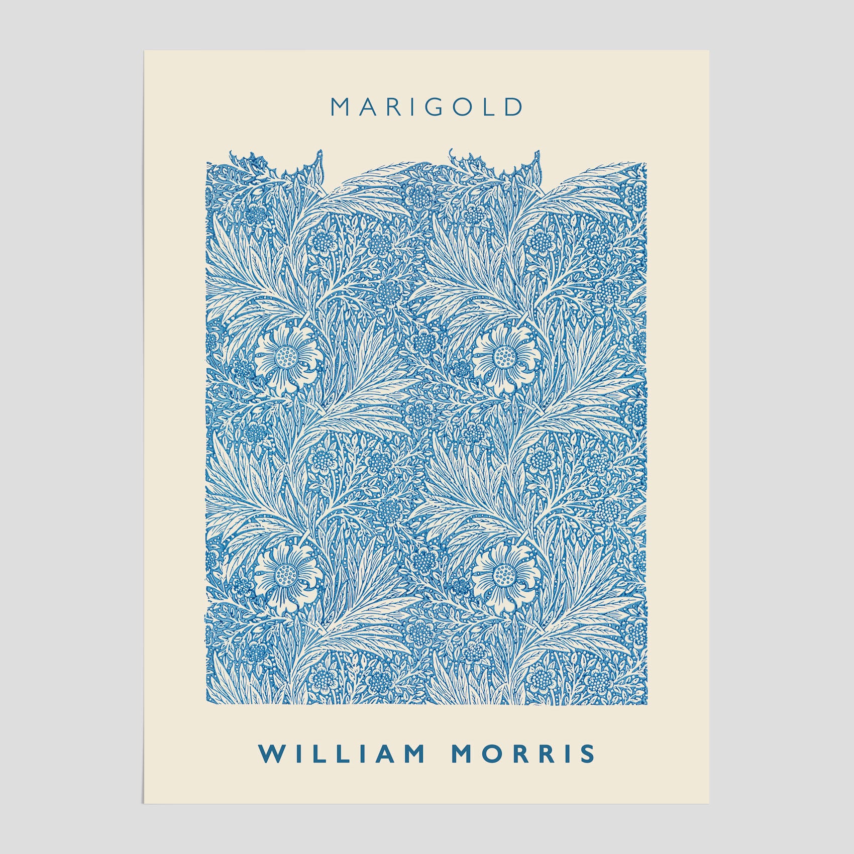 William Morris poster med motivet Marigold. Affisch med William Morris-motiv.