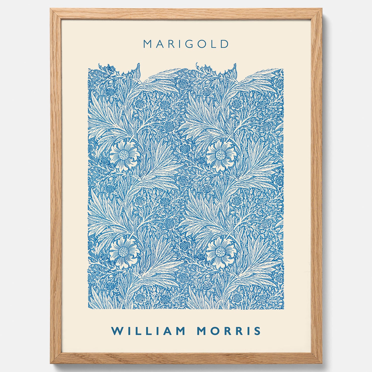 William Morris poster med motivet Marigold. Affisch med William Morris-motiv.