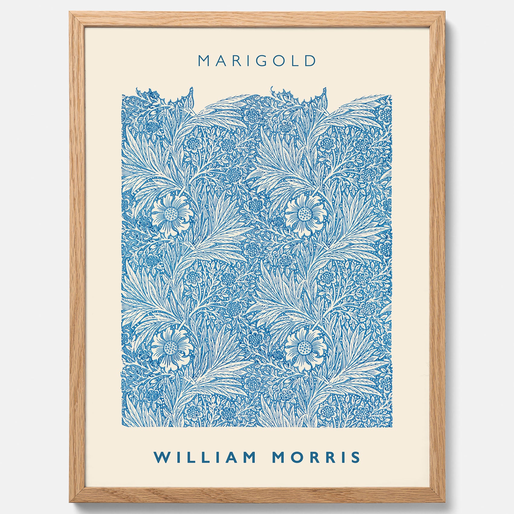 William Morris poster med motivet Marigold. Affisch med William Morris-motiv.