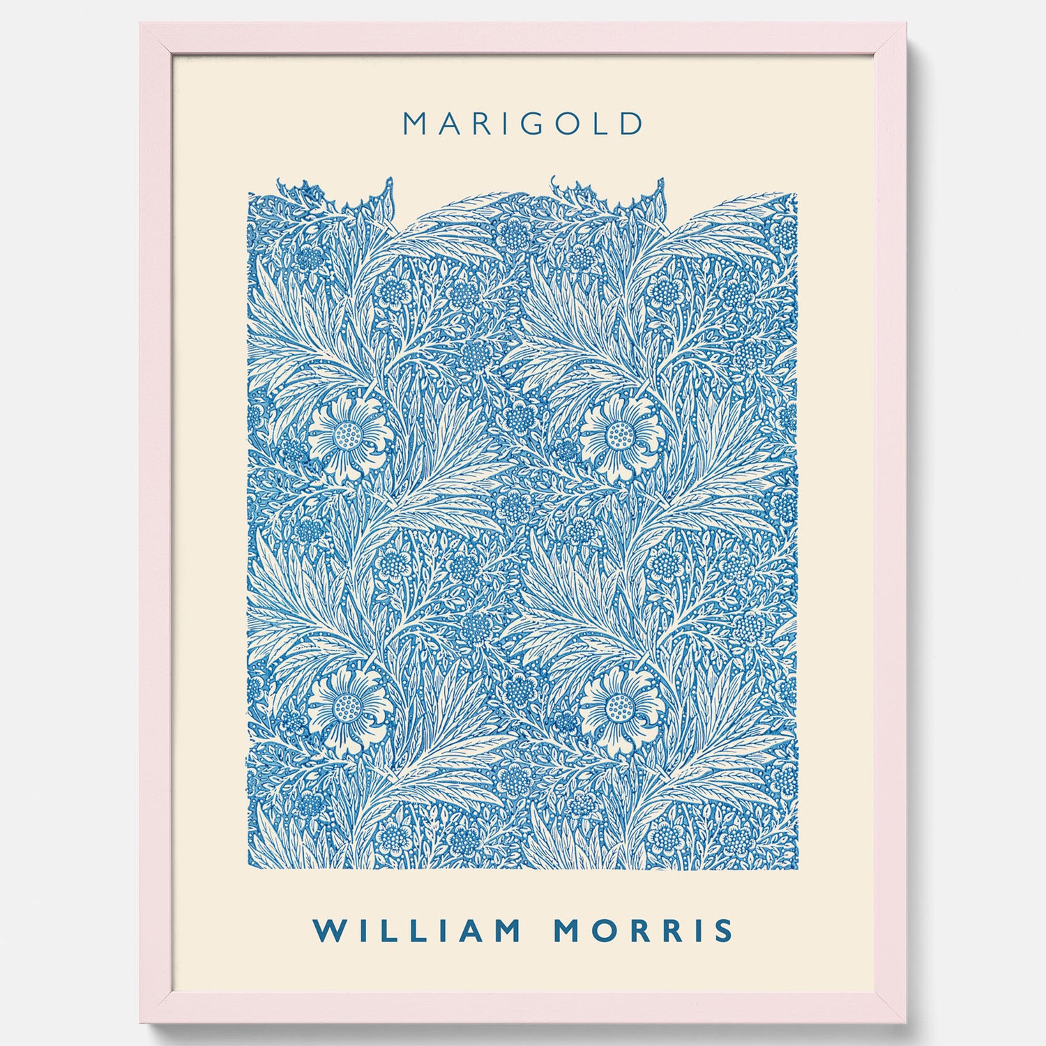 William Morris poster med motivet Marigold. Affisch med William Morris-motiv.