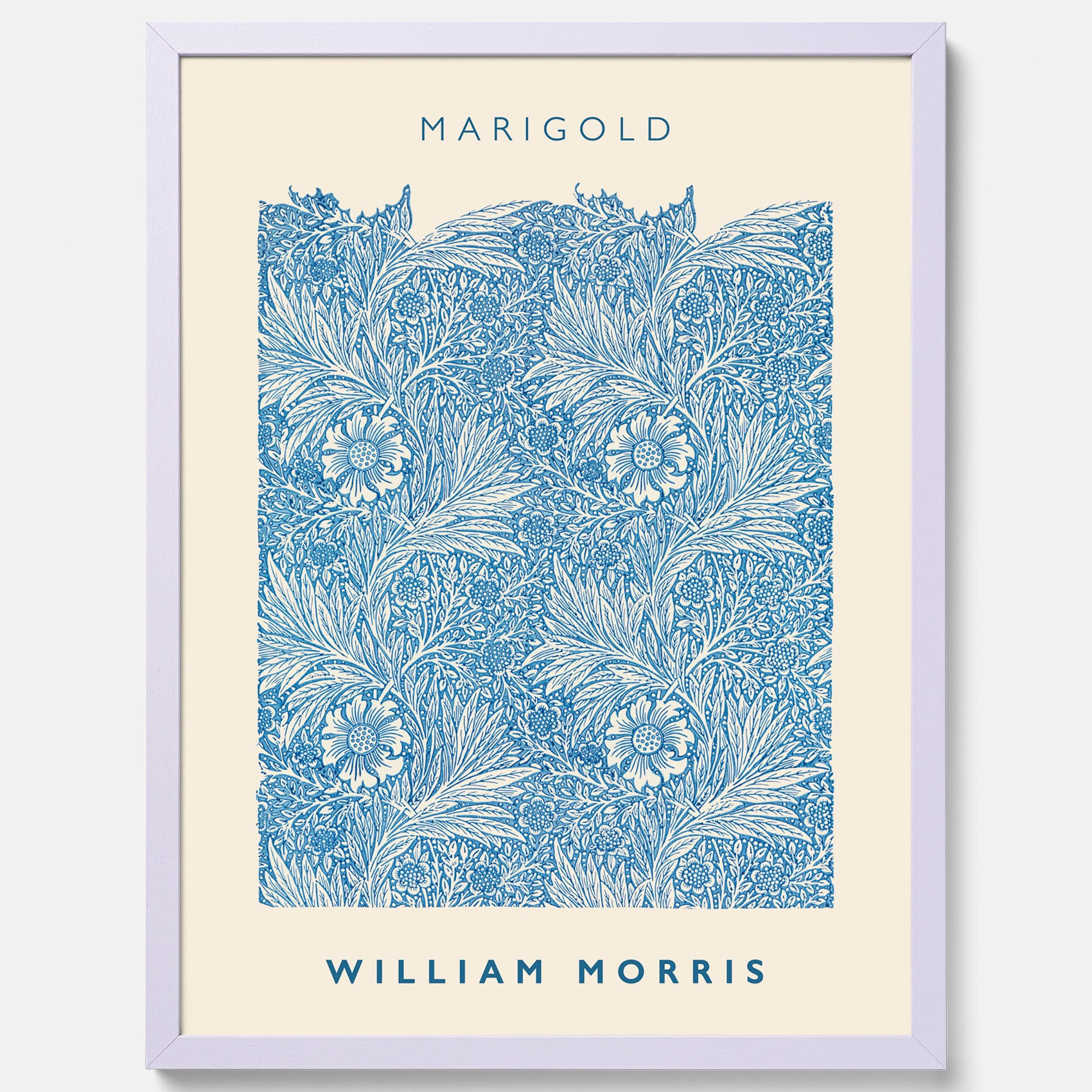 William Morris poster med motivet Marigold. Affisch med William Morris-motiv.