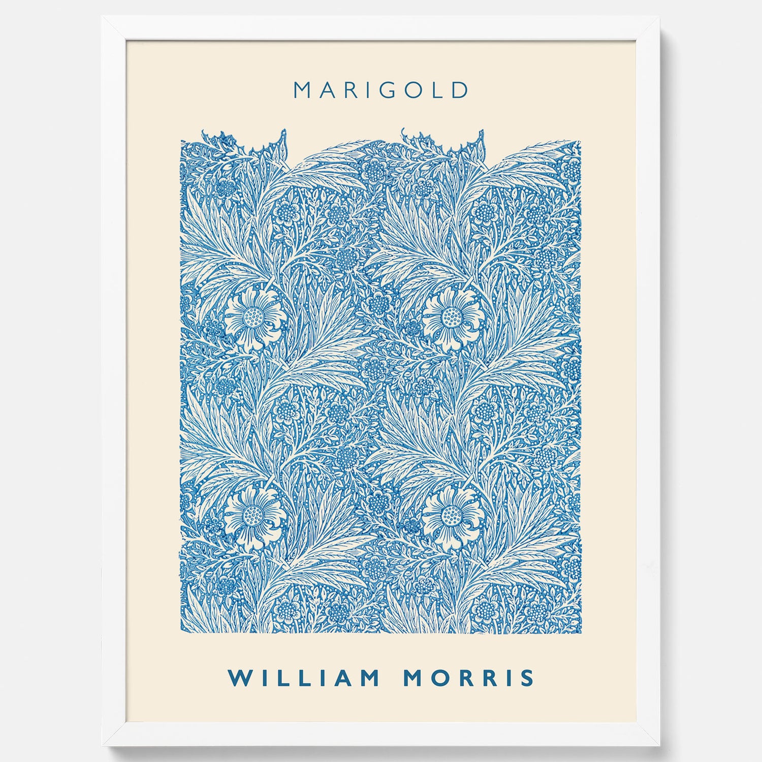 William Morris poster med motivet Marigold. Affisch med William Morris-motiv.