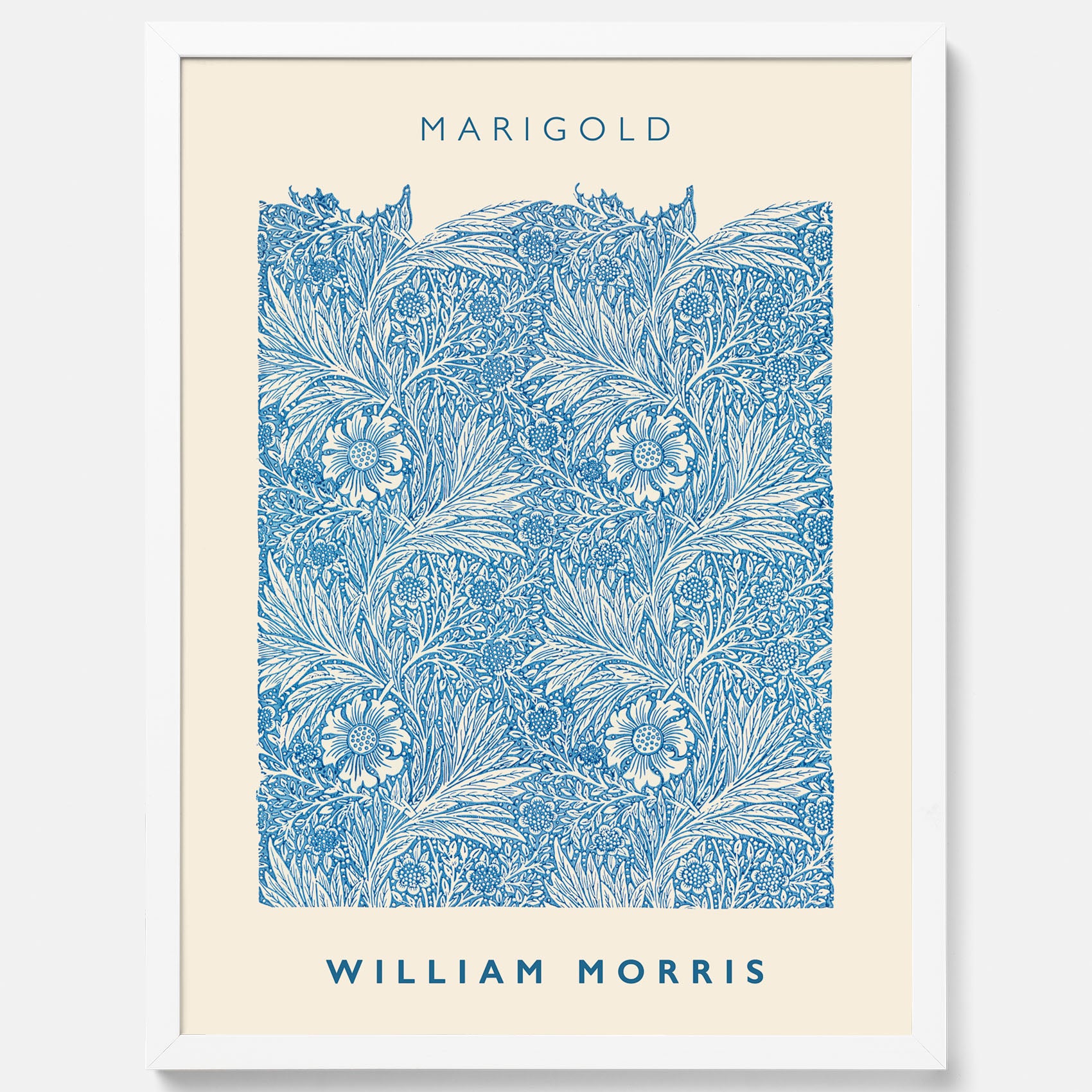 William Morris poster med motivet Marigold. Affisch med William Morris-motiv.