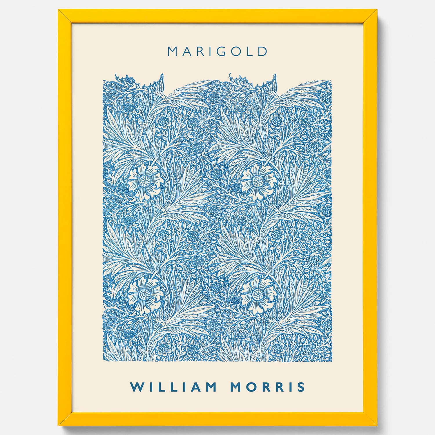 William Morris poster med motivet Marigold. Affisch med William Morris-motiv.