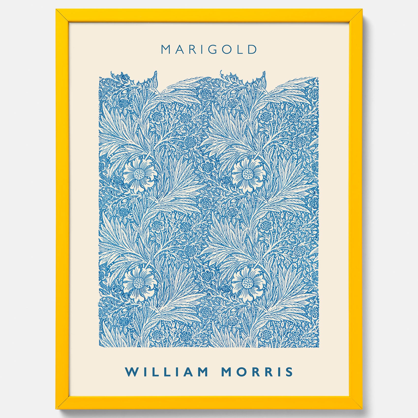William Morris poster med motivet Marigold. Affisch med William Morris-motiv.