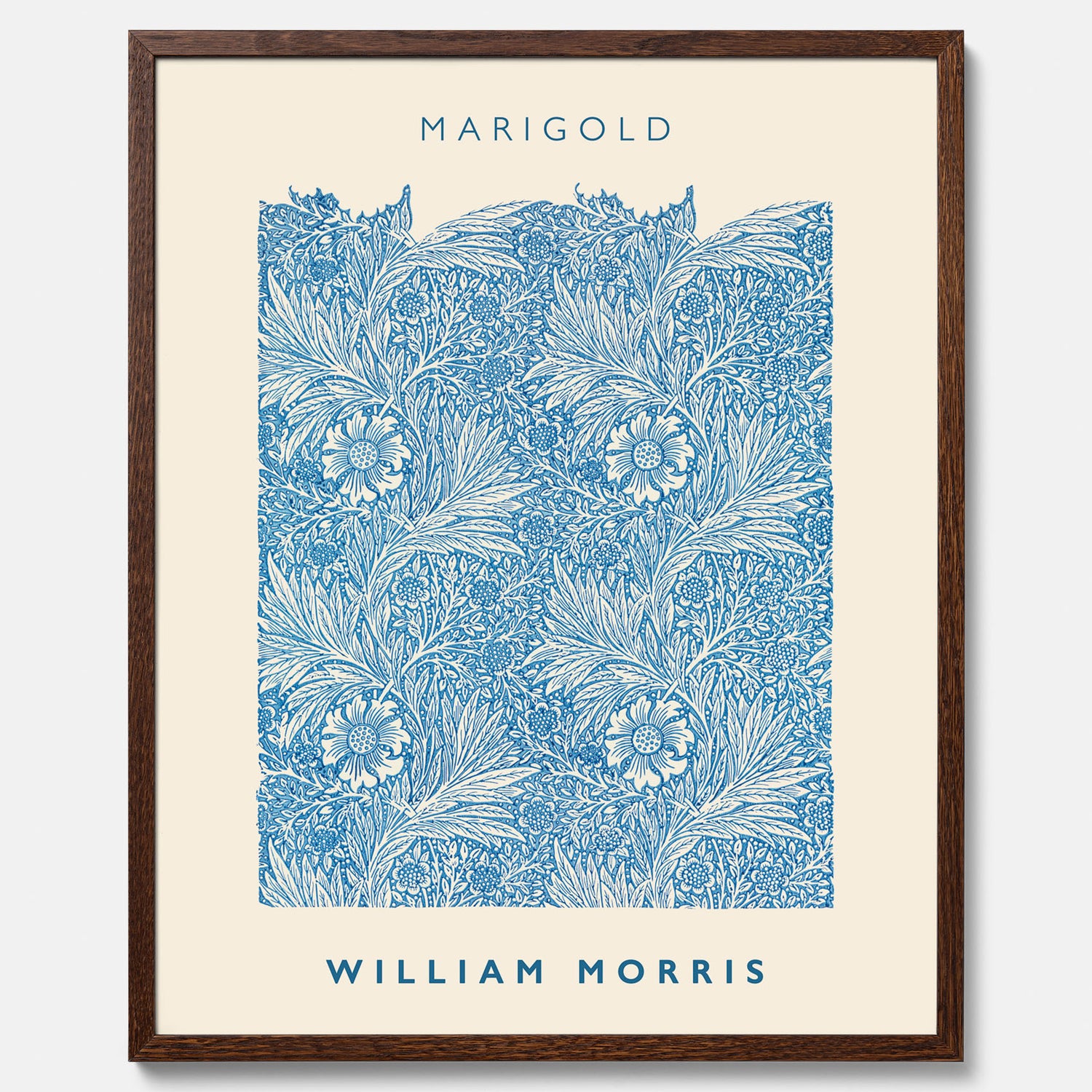 William Morris poster med motivet Marigold. Affisch med William Morris-motiv.