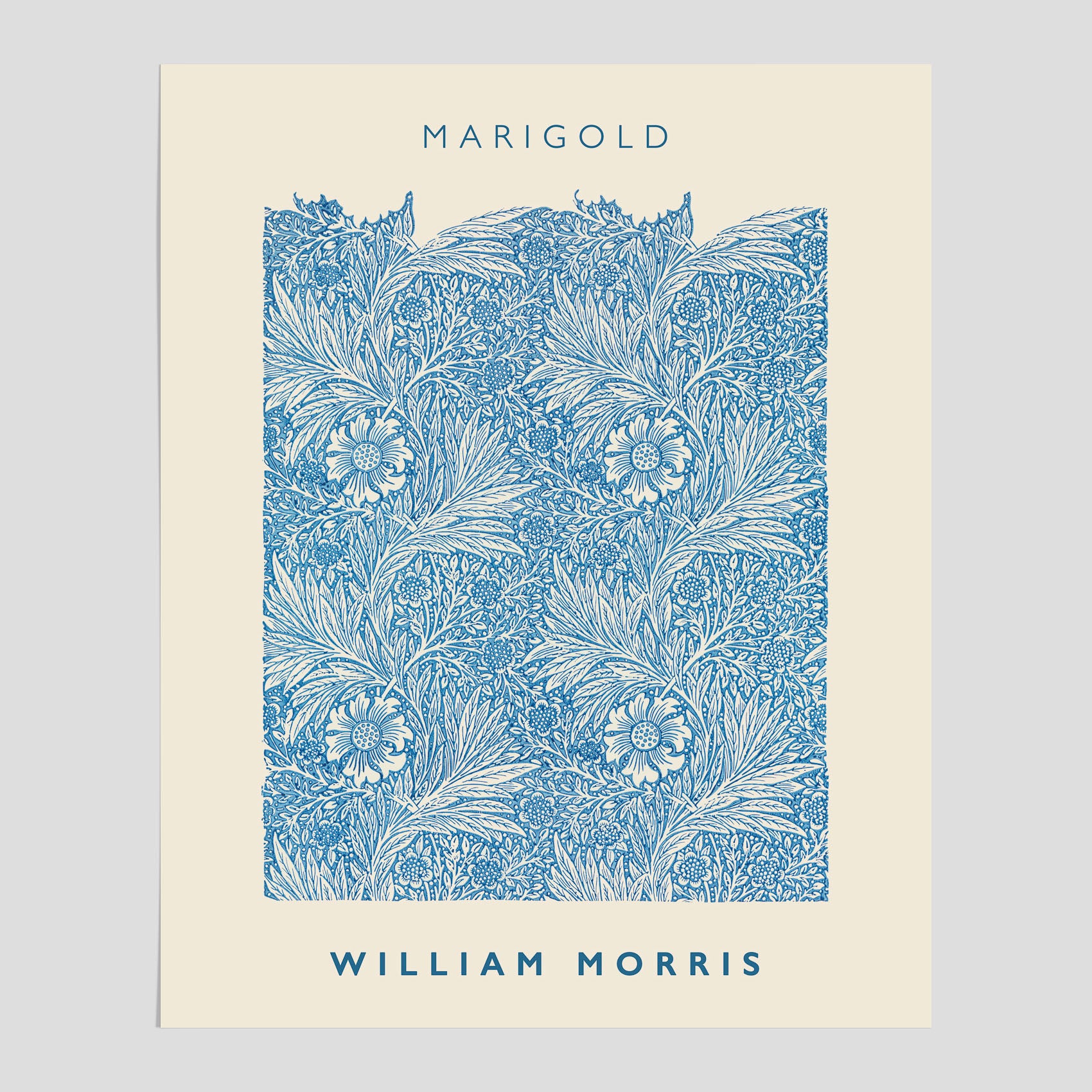 William Morris poster med motivet Marigold. Affisch med William Morris-motiv.