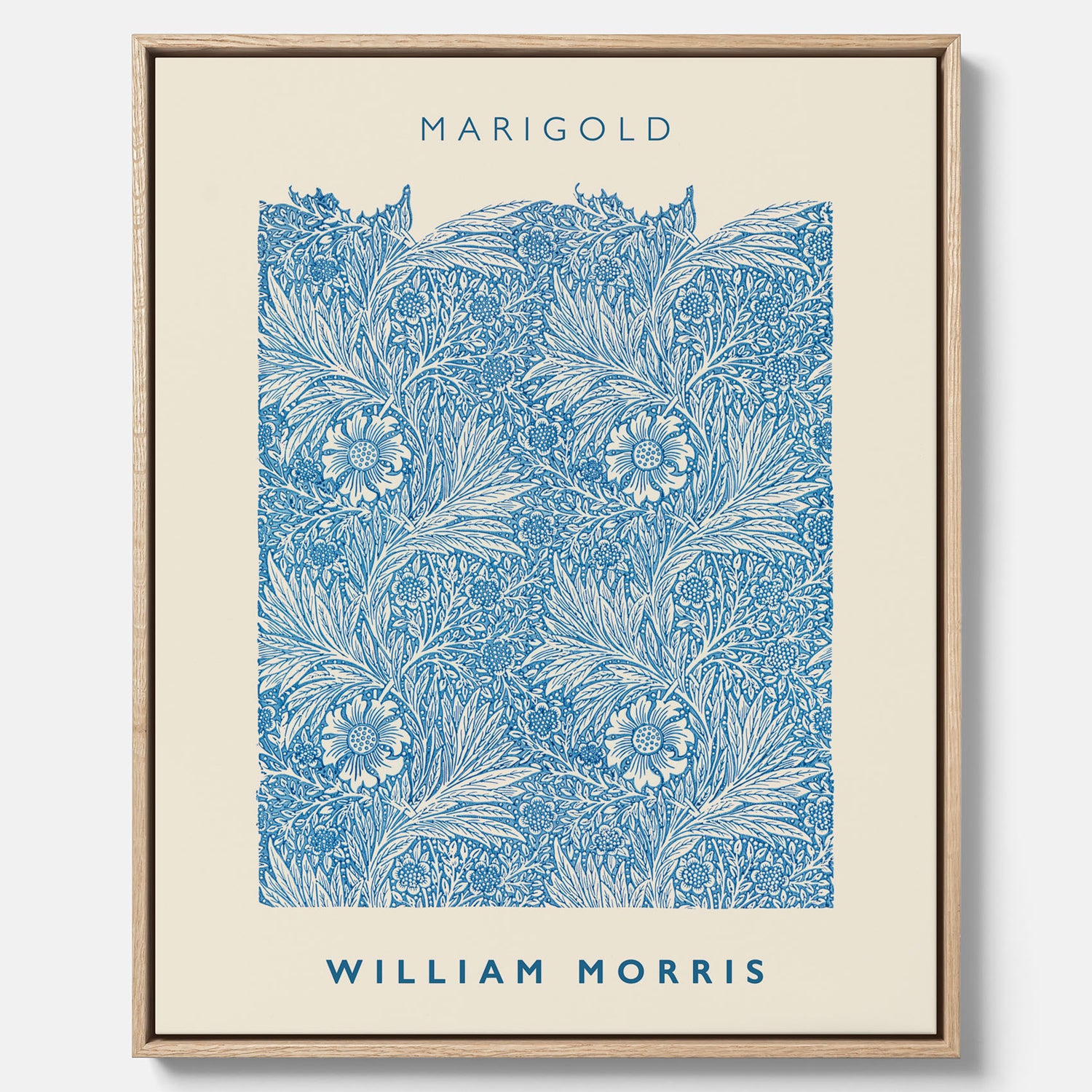 William Morris canvas med motivet Marigold. Affisch med William Morris-motiv.