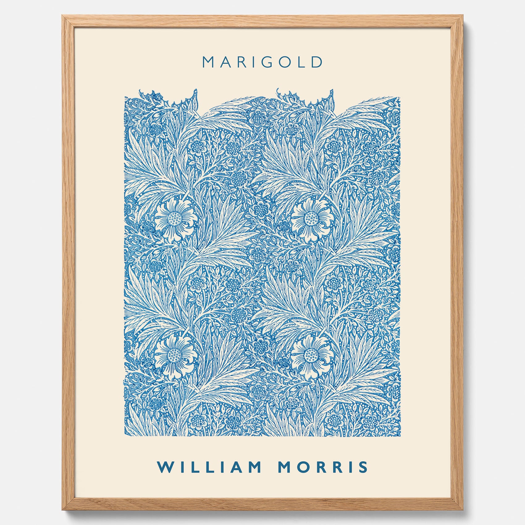 William Morris poster med motivet Marigold. Affisch med William Morris-motiv.