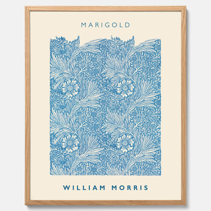 William Morris poster med motivet Marigold. Affisch med William Morris-motiv.