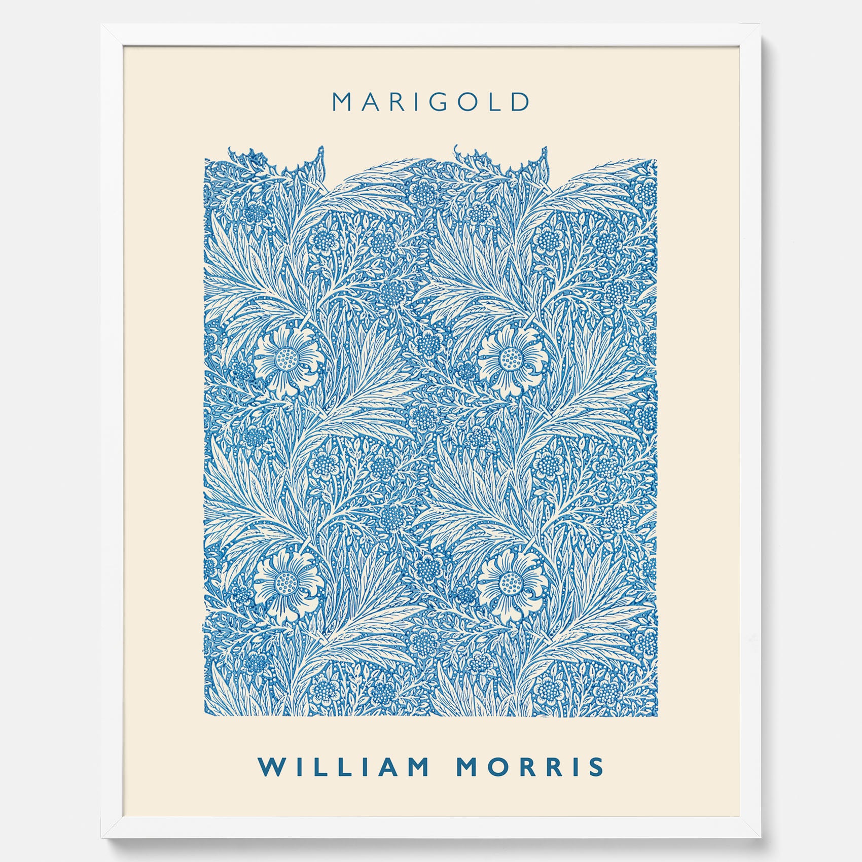 William Morris poster med motivet Marigold. Affisch med William Morris-motiv.