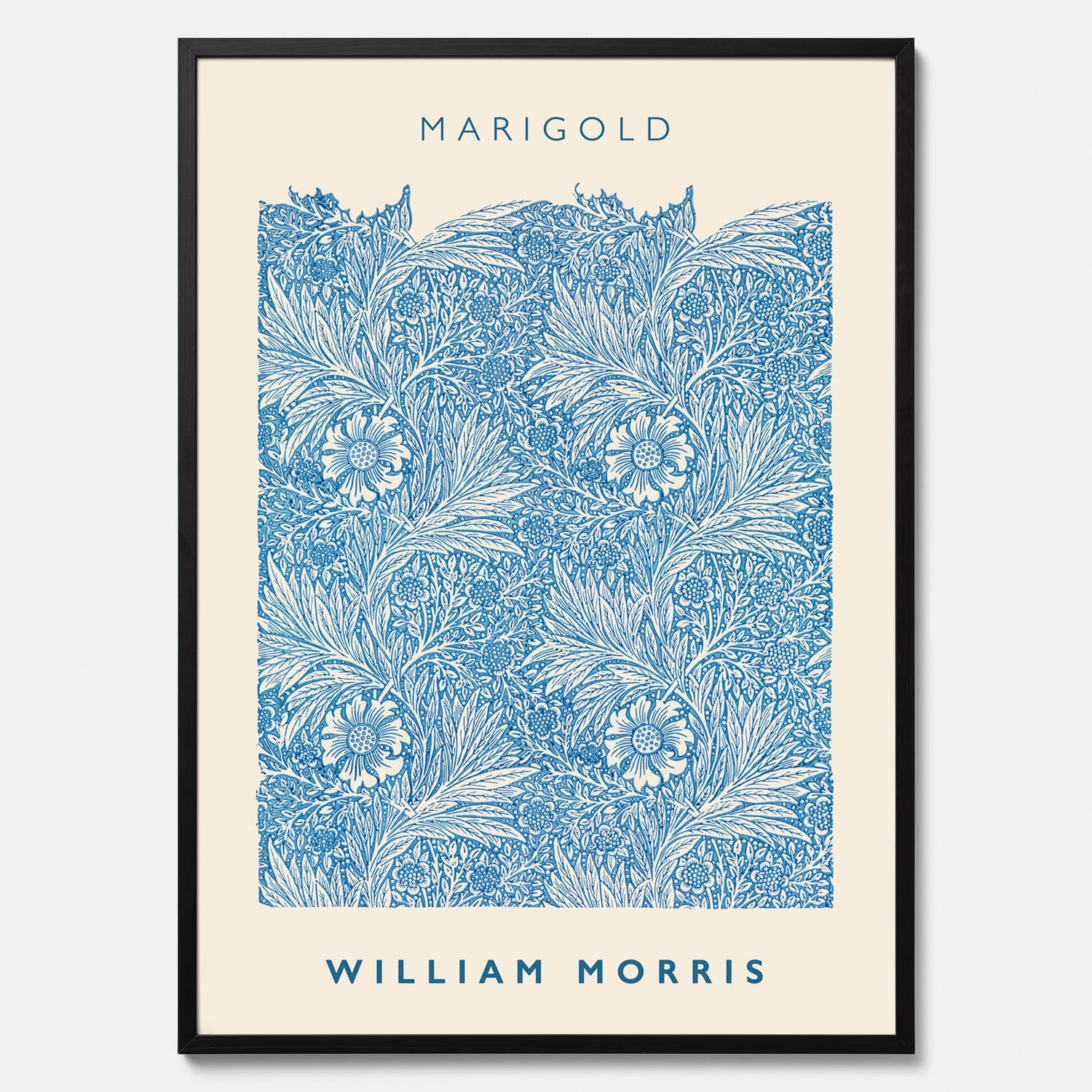 William Morris poster med motivet Marigold. Affisch med William Morris-motiv.