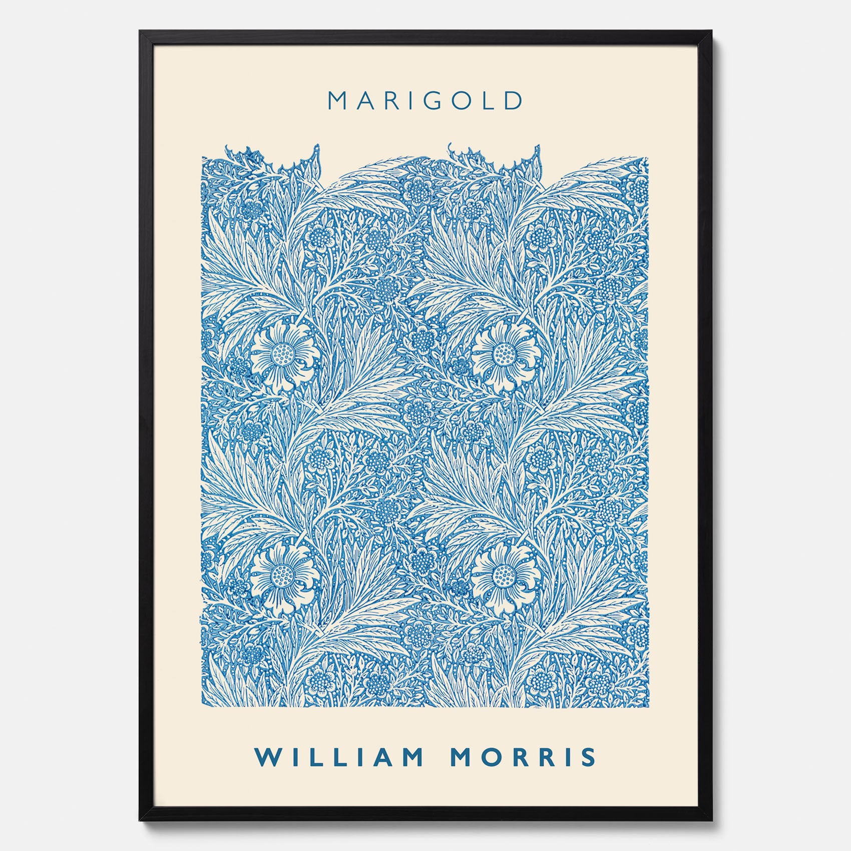 William Morris poster med motivet Marigold. Affisch med William Morris-motiv.