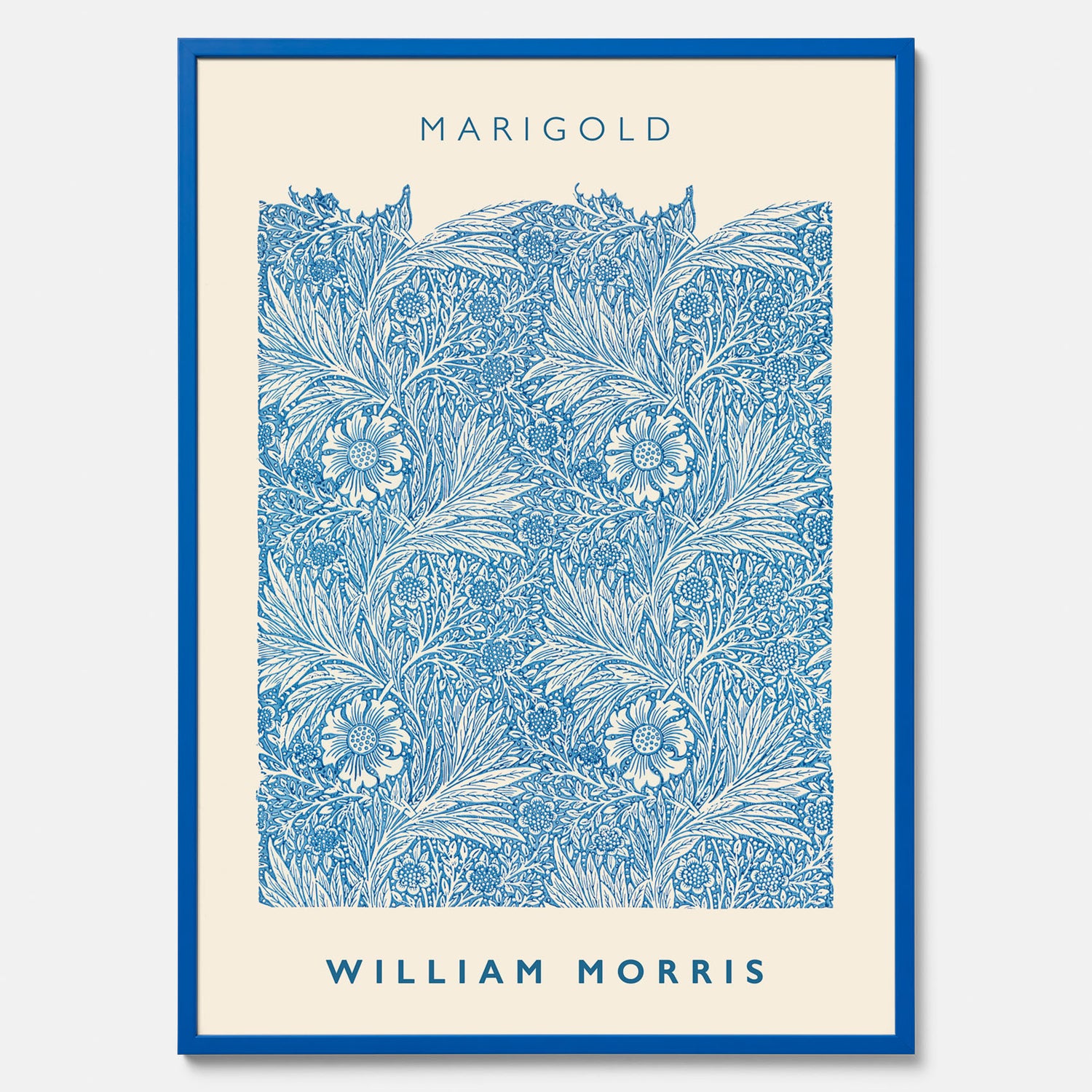 William Morris poster med motivet Marigold. Affisch med William Morris-motiv.