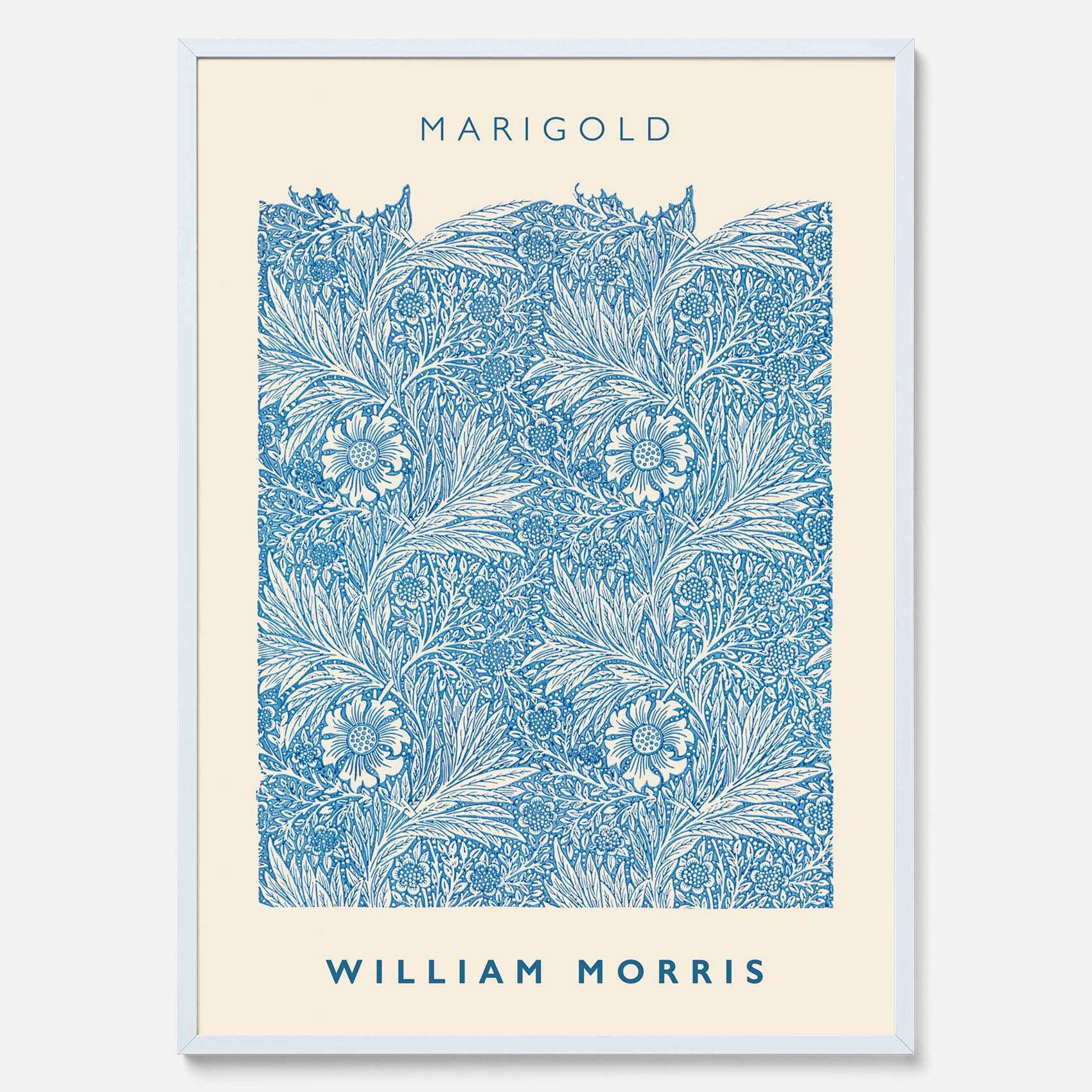 William Morris poster med motivet Marigold. Affisch med William Morris-motiv.