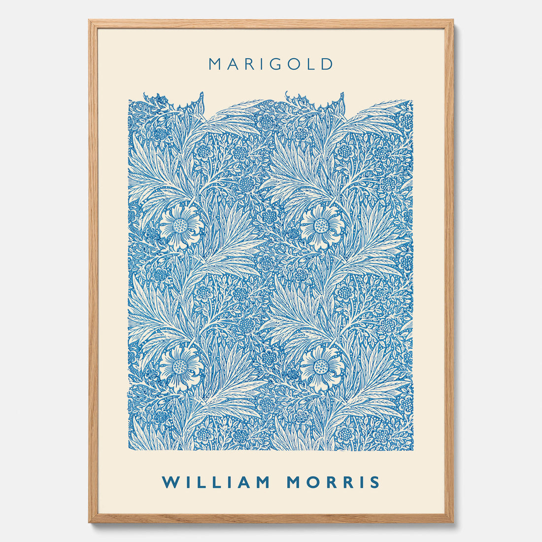William Morris poster med motivet Marigold. Affisch med William Morris-motiv.