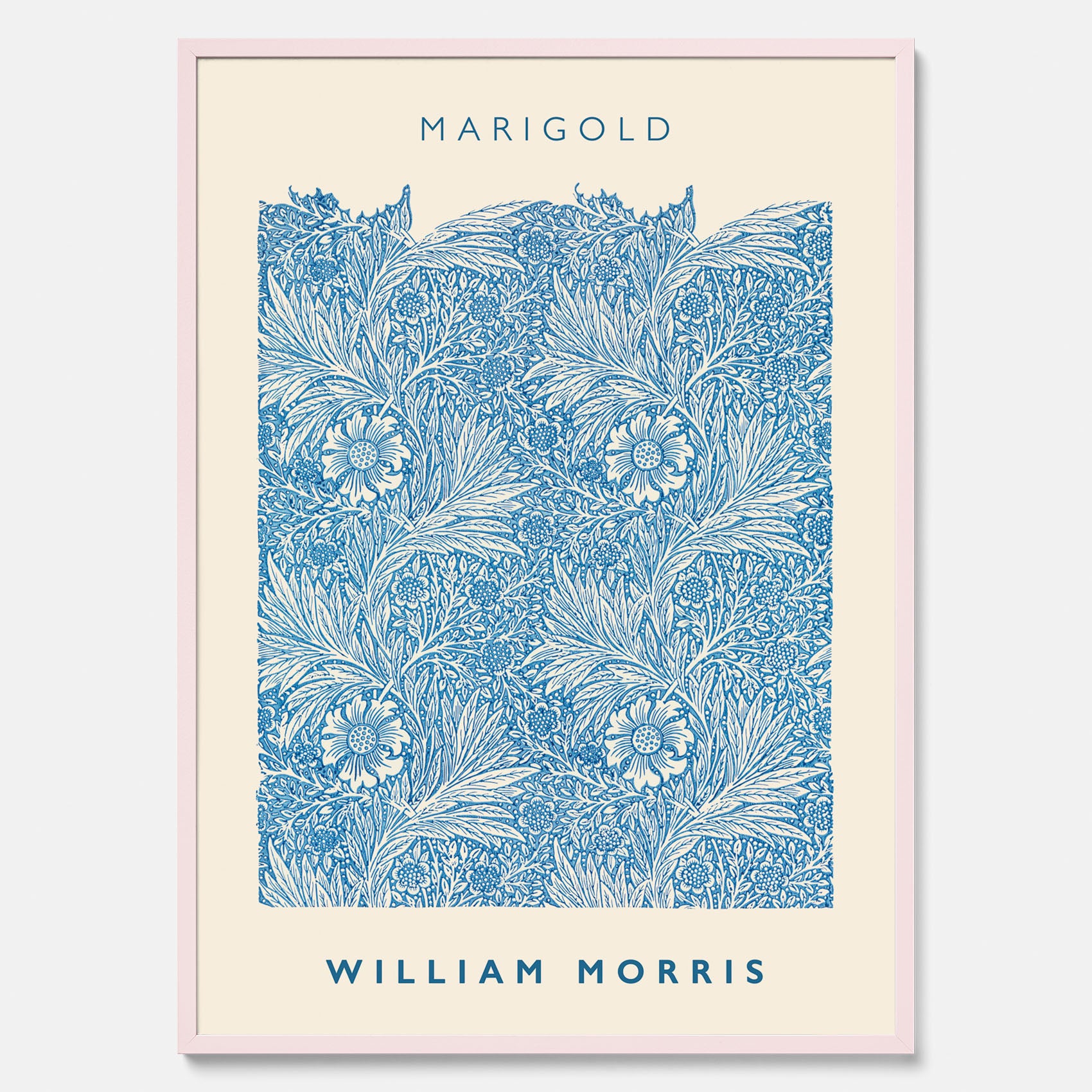 William Morris poster med motivet Marigold. Affisch med William Morris-motiv.