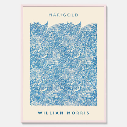 William Morris poster med motivet Marigold. Affisch med William Morris-motiv.