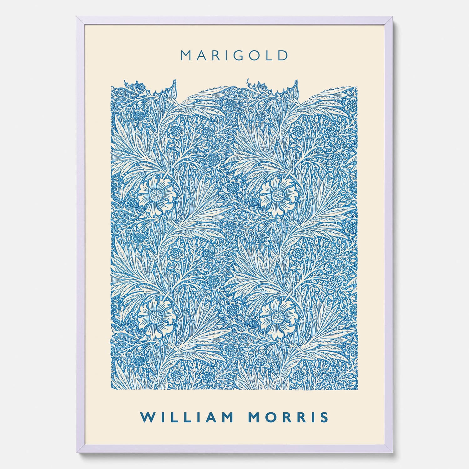 William Morris poster med motivet Marigold. Affisch med William Morris-motiv.