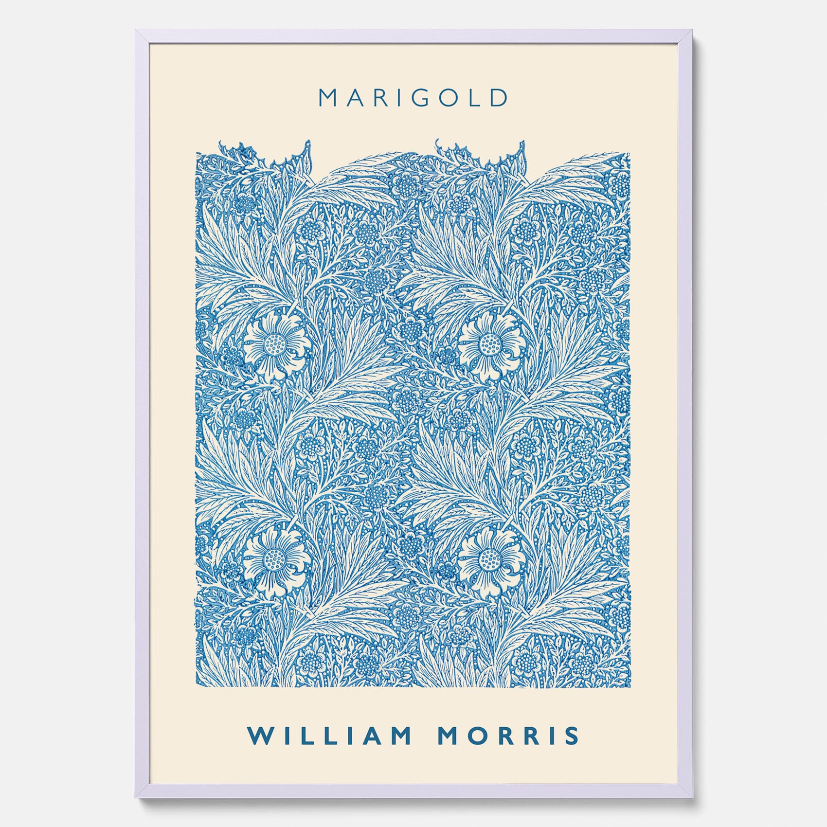 William Morris poster med motivet Marigold. Affisch med William Morris-motiv.