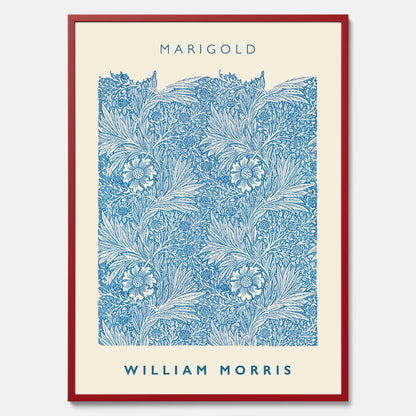 William Morris poster med motivet Marigold. Affisch med William Morris-motiv.