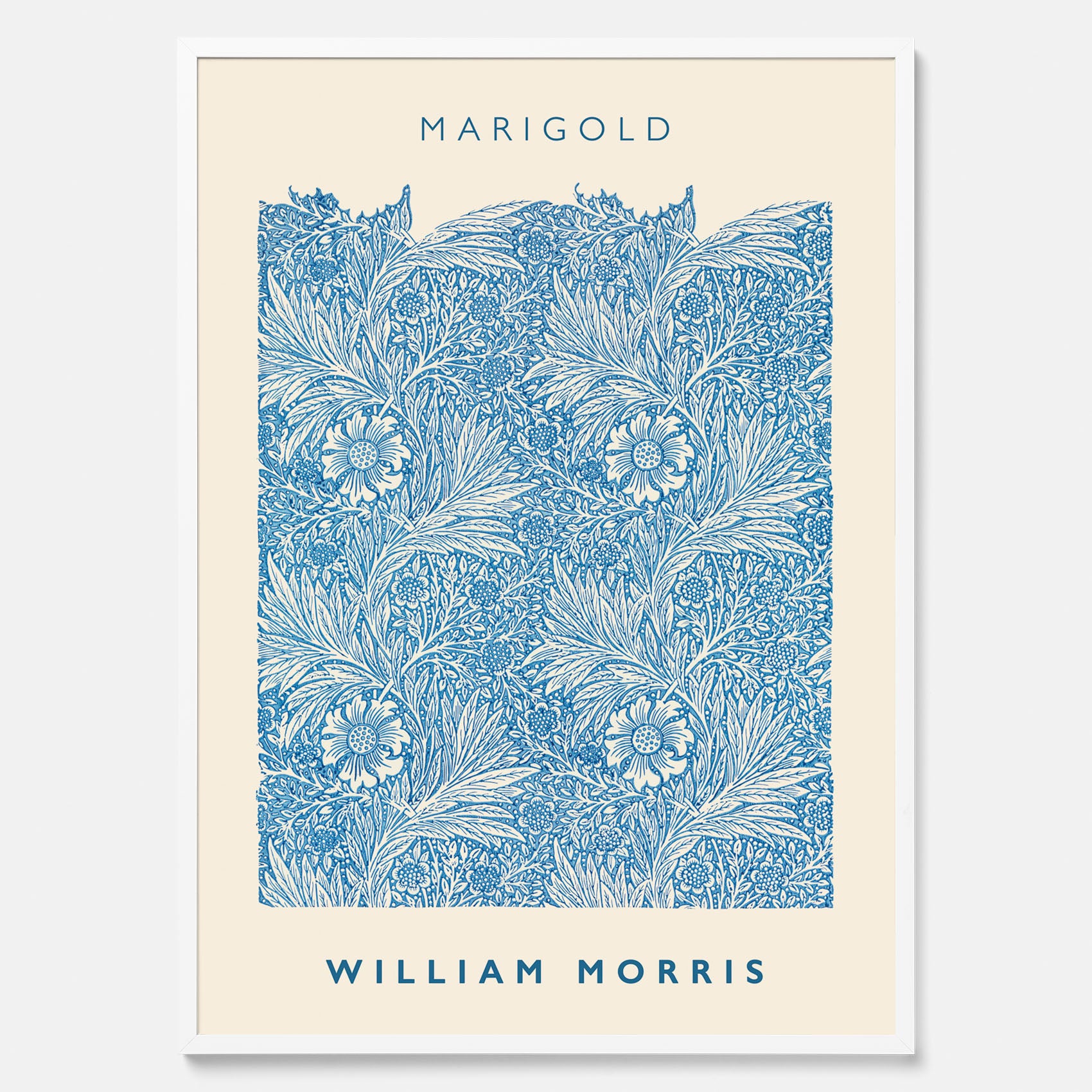 William Morris poster med motivet Marigold. Affisch med William Morris-motiv.