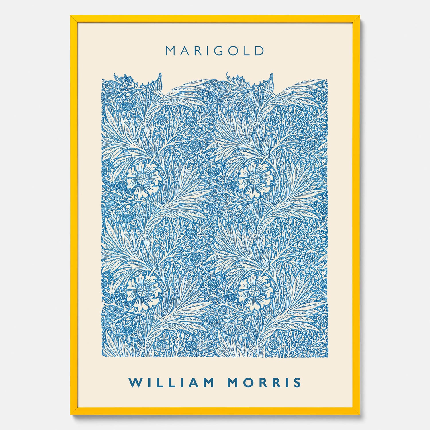 William Morris poster med motivet Marigold. Affisch med William Morris-motiv.