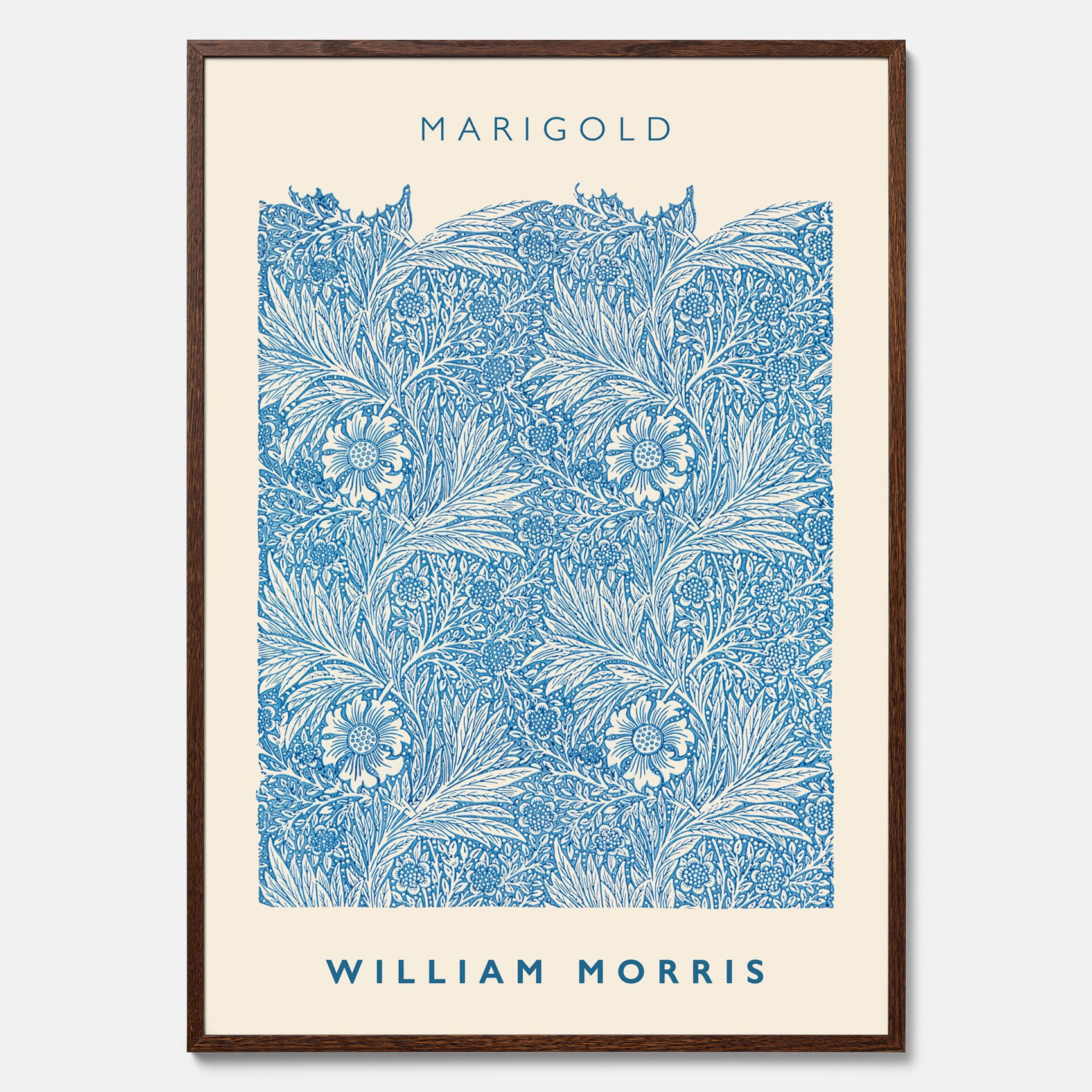 William Morris poster med motivet Marigold. Affisch med William Morris-motiv.