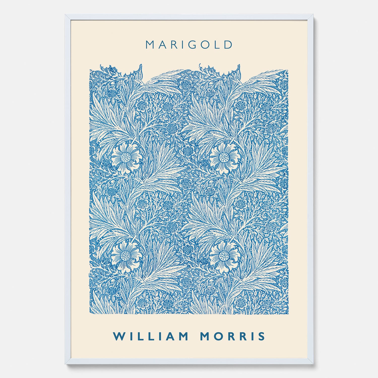 William Morris poster med motivet Marigold. Affisch med William Morris-motiv.
