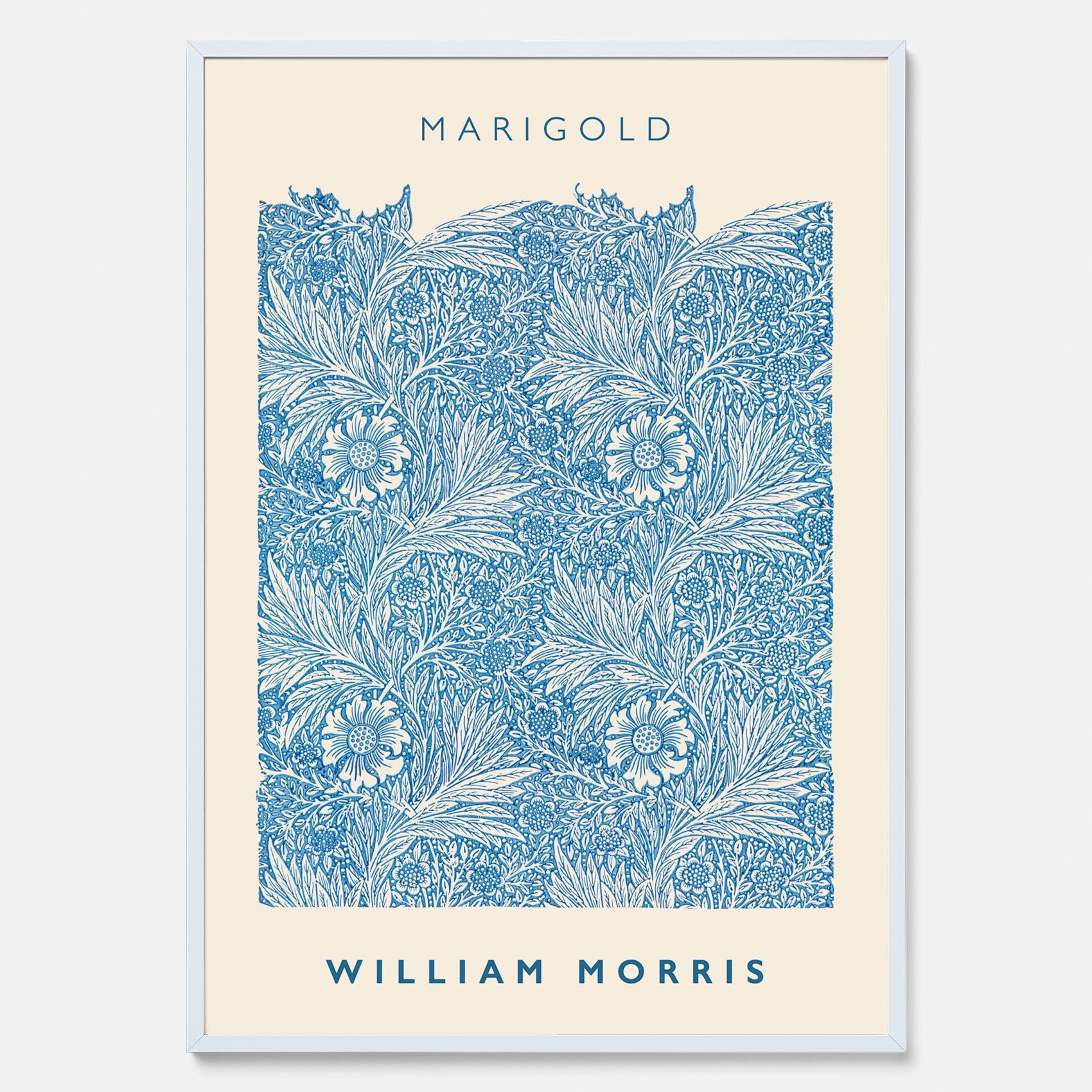 William Morris poster med motivet Marigold. Affisch med William Morris-motiv.