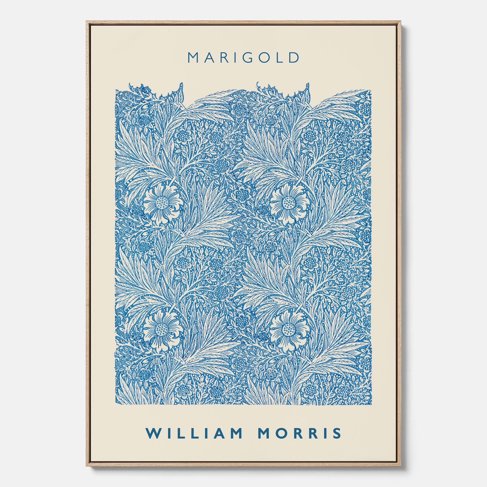 William Morris canvas med motivet Marigold. Affisch med William Morris-motiv.