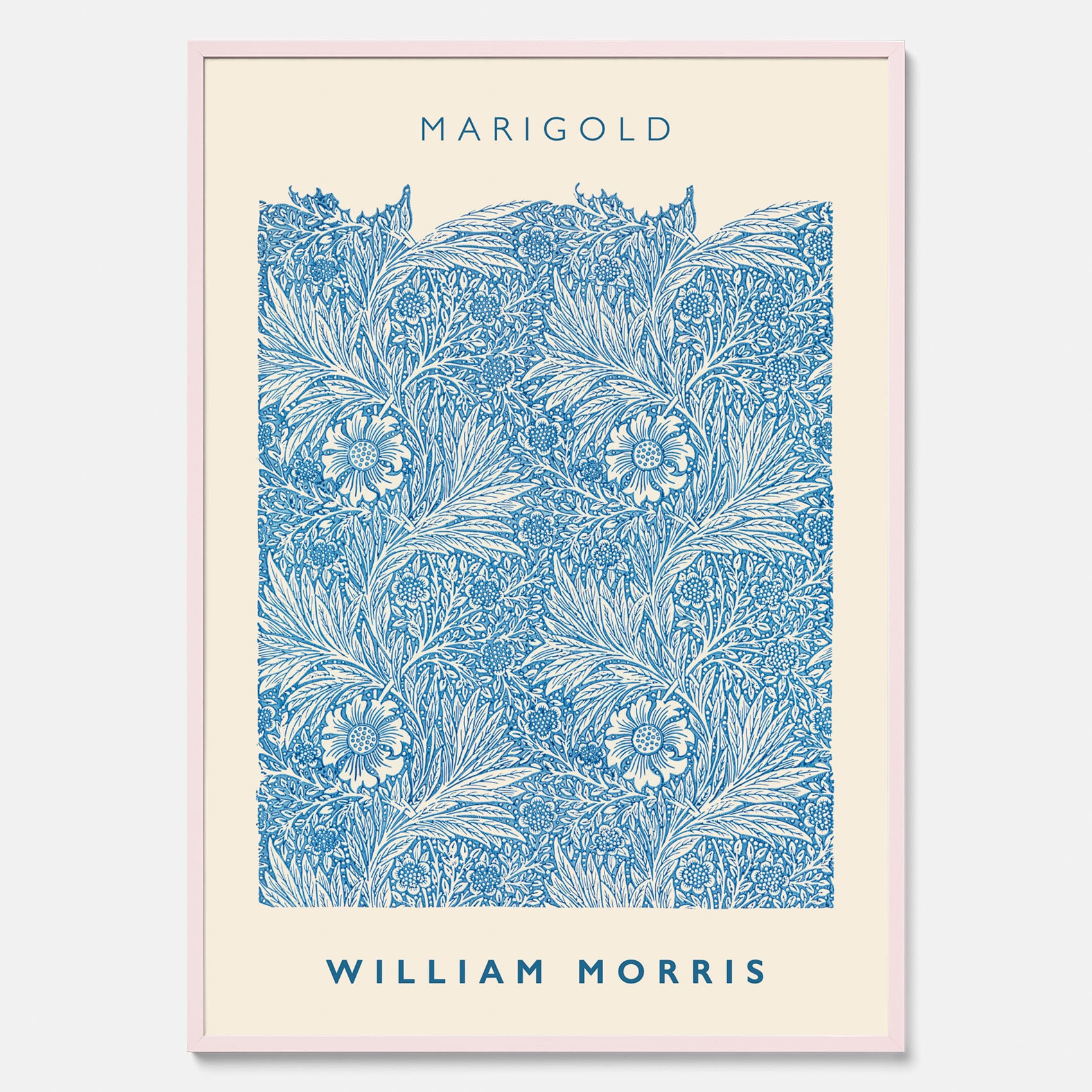 William Morris poster med motivet Marigold. Affisch med William Morris-motiv.