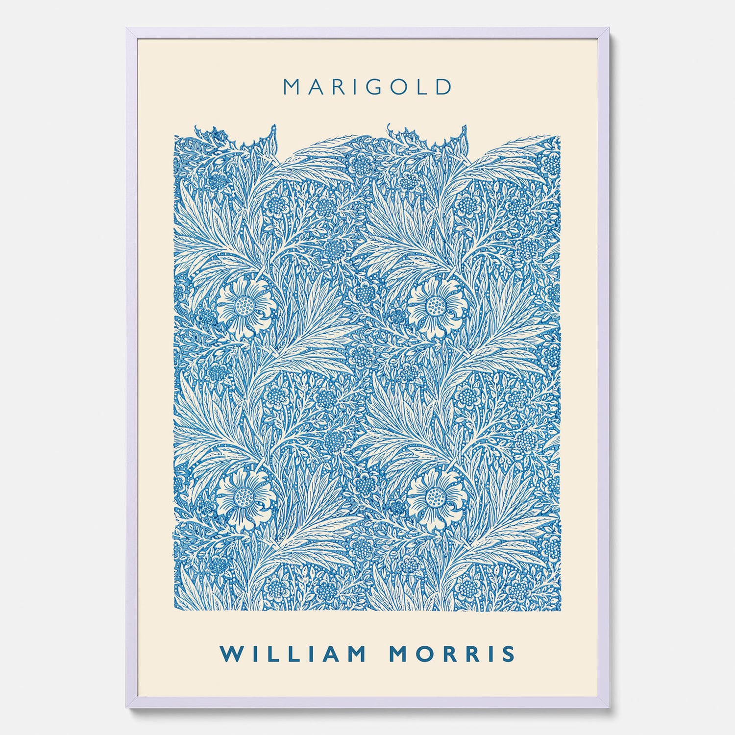 William Morris poster med motivet Marigold. Affisch med William Morris-motiv.