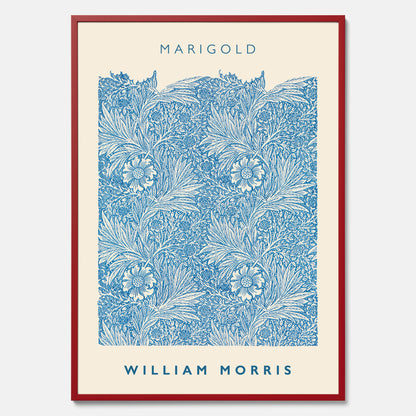 William Morris poster med motivet Marigold. Affisch med William Morris-motiv.