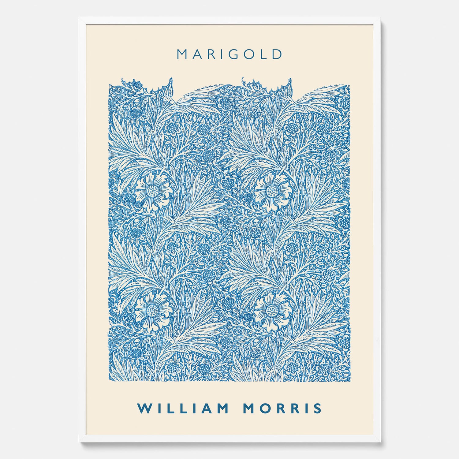 William Morris poster med motivet Marigold. Affisch med William Morris-motiv.