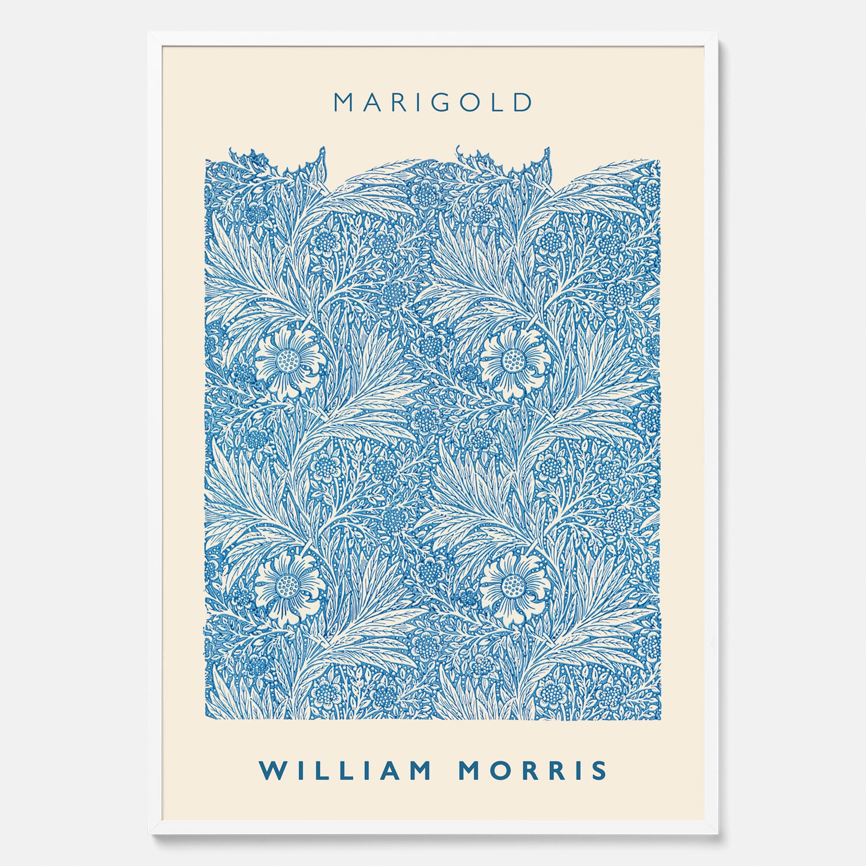 William Morris poster med motivet Marigold. Affisch med William Morris-motiv.