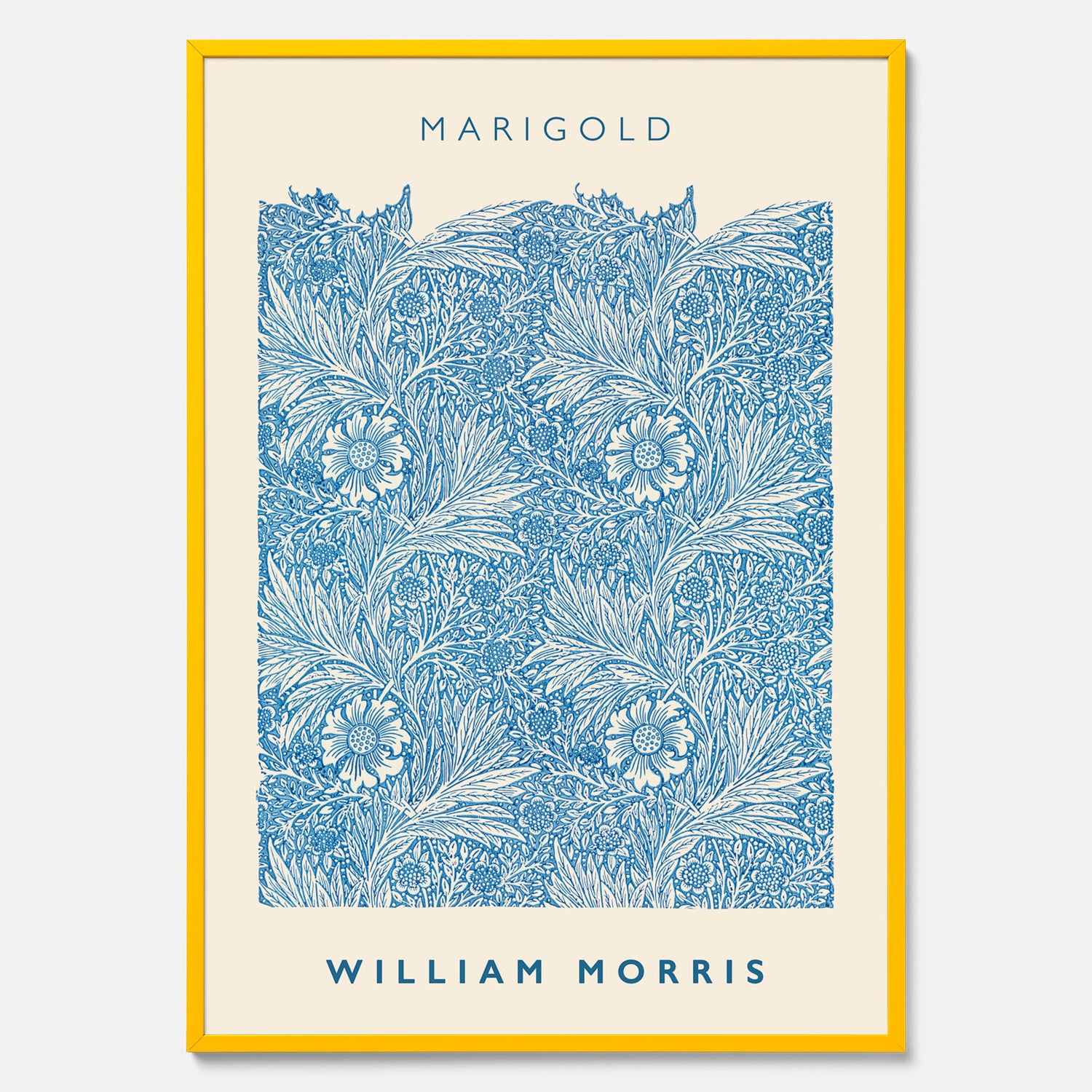 William Morris poster med motivet Marigold. Affisch med William Morris-motiv.