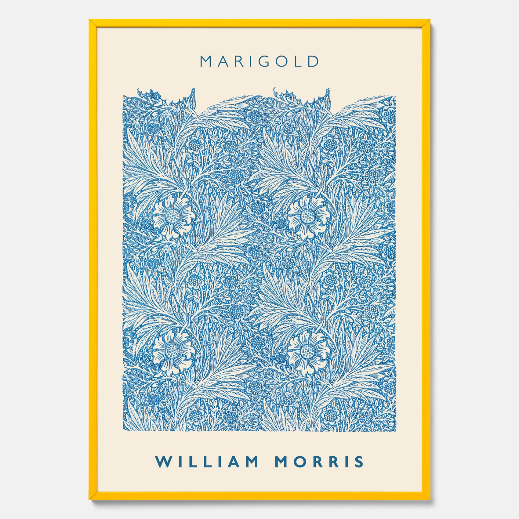 William Morris poster med motivet Marigold. Affisch med William Morris-motiv.