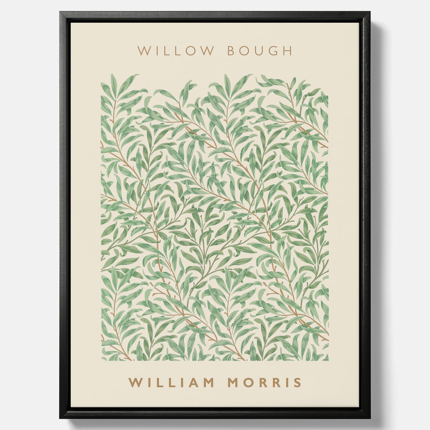 William Morris canvas med motivet Willow Bough. Affisch med William Morris-motiv.