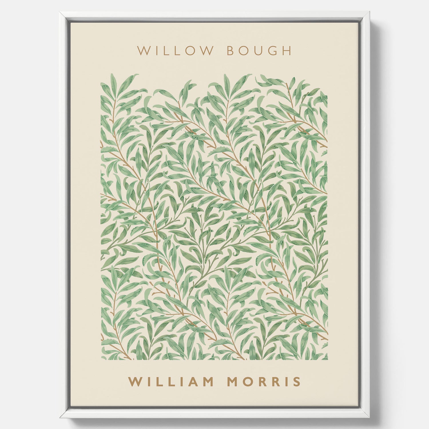William Morris canvas med motivet Willow Bough. Affisch med William Morris-motiv.