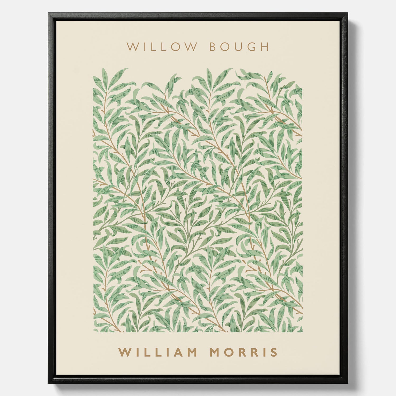 William Morris canvas med motivet Willow Bough. Affisch med William Morris-motiv.
