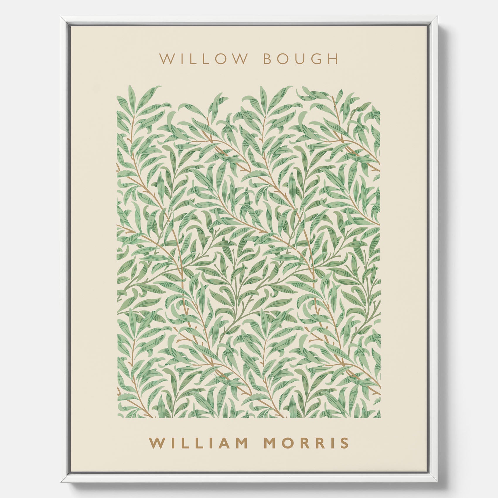 William Morris canvas med motivet Willow Bough. Affisch med William Morris-motiv.