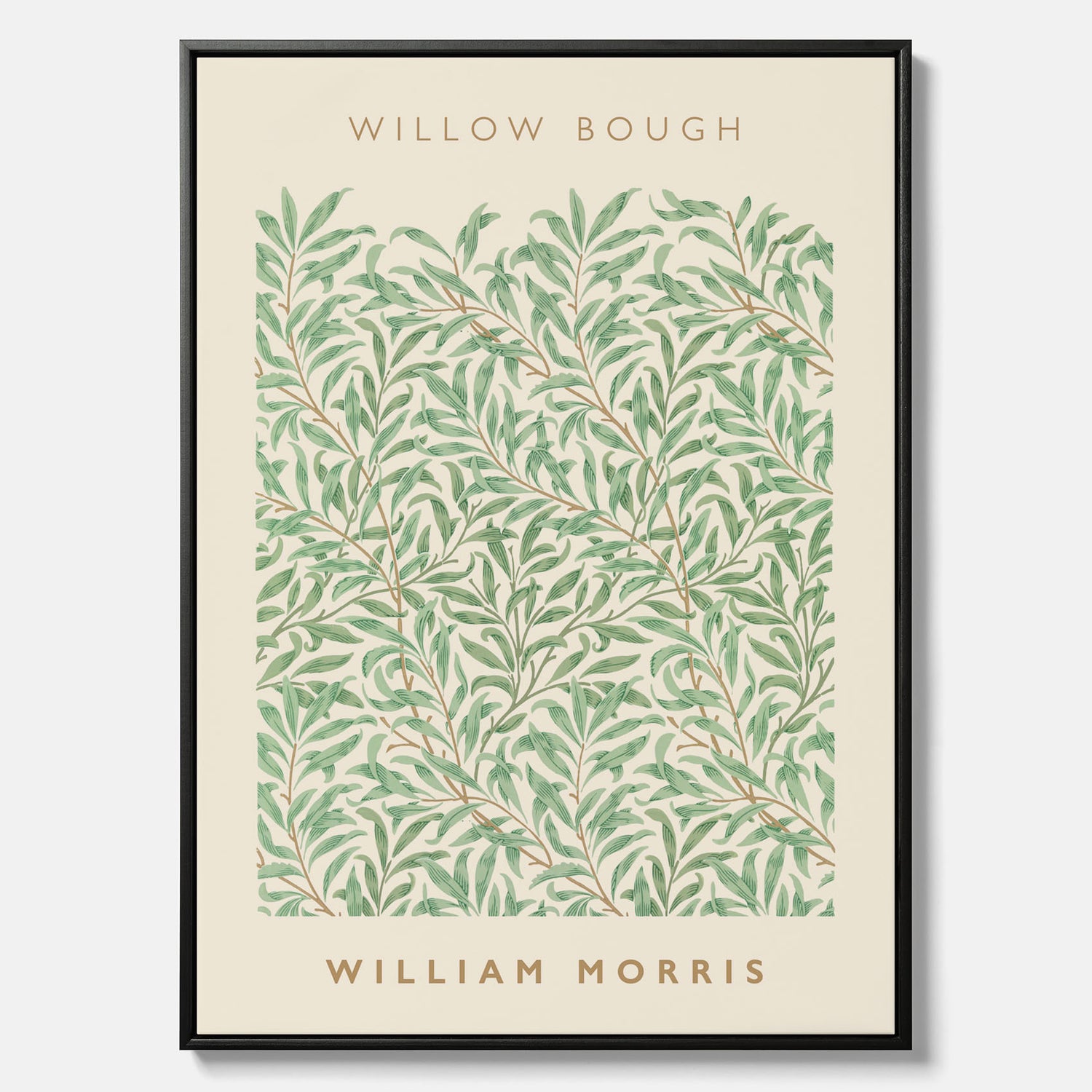 William Morris canvas med motivet Willow Bough. Affisch med William Morris-motiv.
