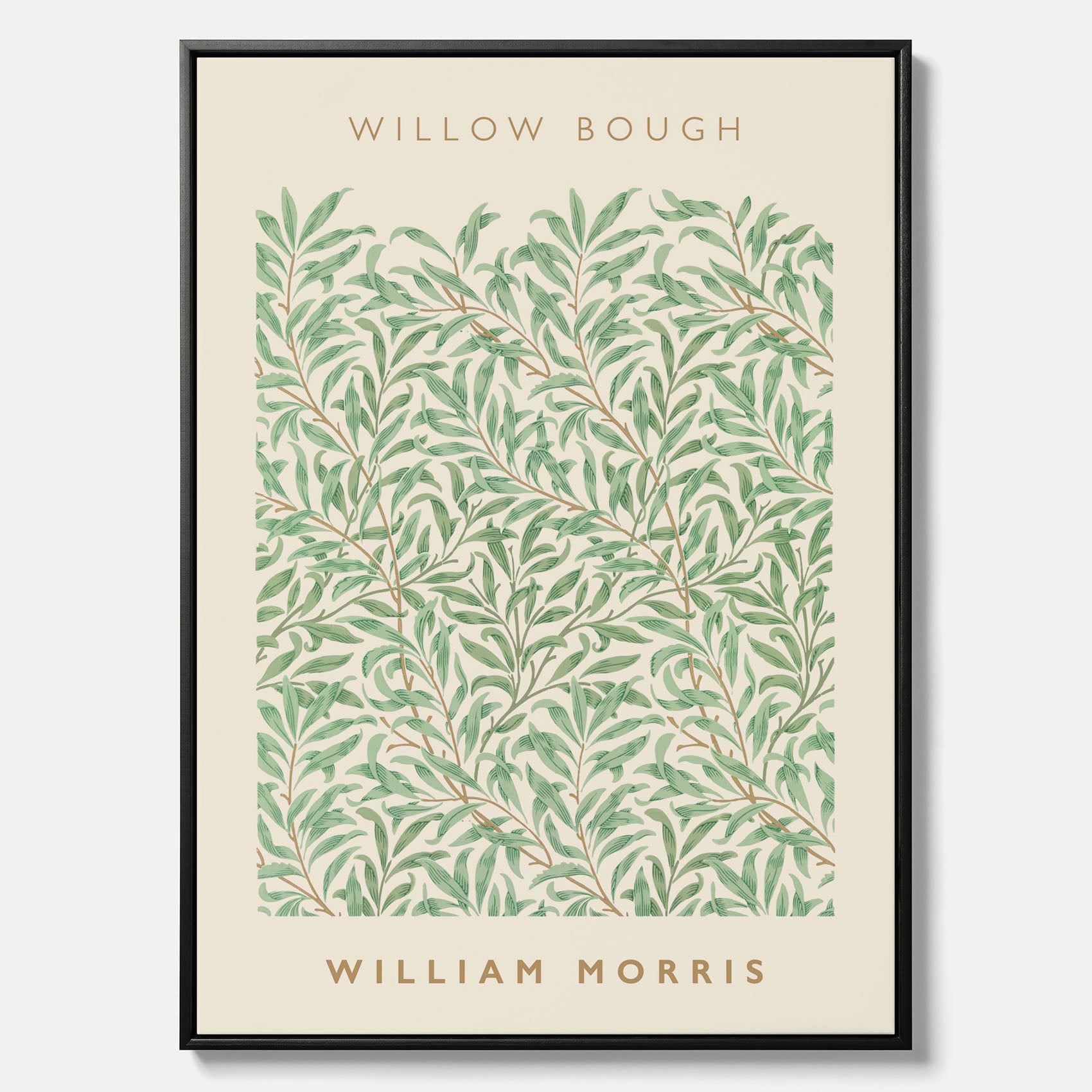 William Morris canvas med motivet Willow Bough. Affisch med William Morris-motiv.