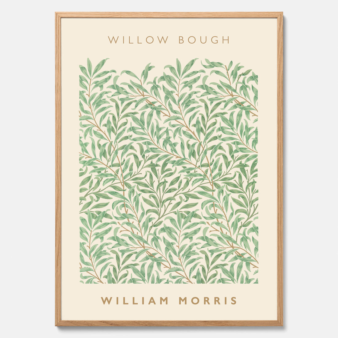 William Morris poster med motivet Willow Bough. Affisch med William Morris-motiv.