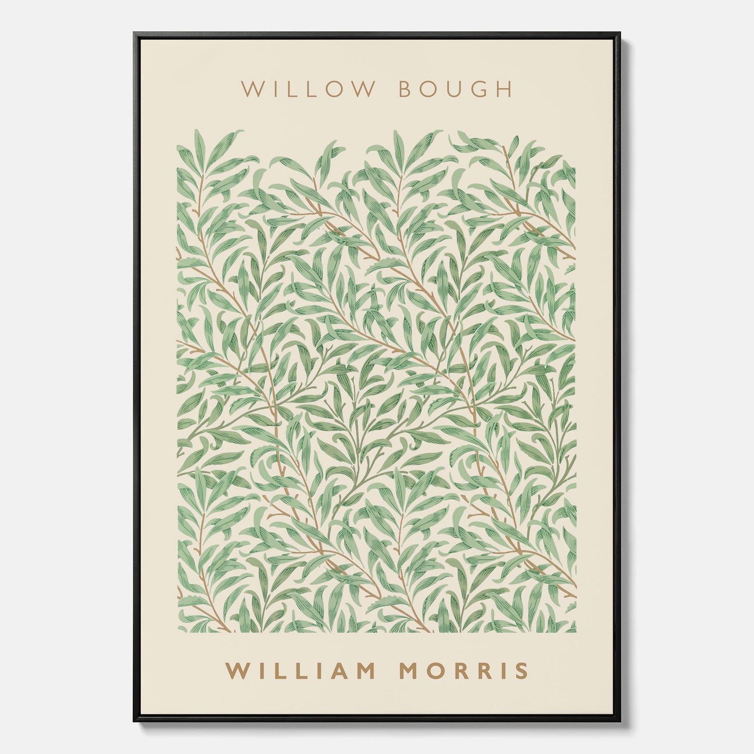 William Morris canvas med motivet Willow Bough. Affisch med William Morris-motiv.